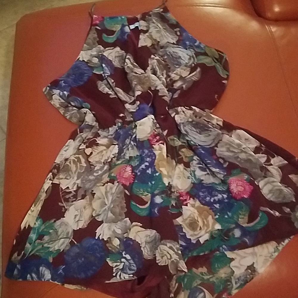 She + Sky Keyhole Romper